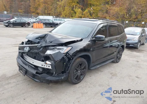 2020 Honda Pilot Awd Black Edition z USA, uszkodzony, nr VIN 5FNYF6H76LB015341